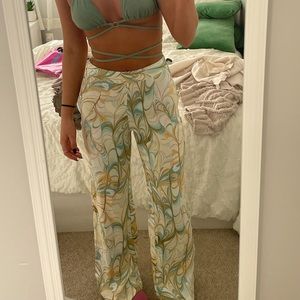 Patterned Flowy Pants